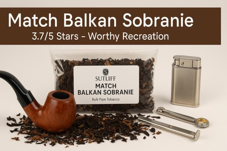 Sutliff Tobacco Company Match Balkan Sobranie